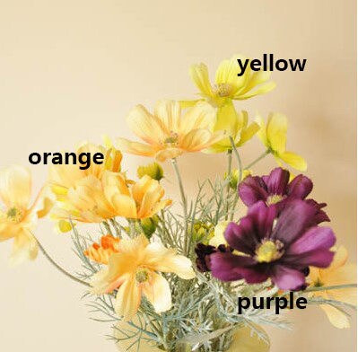 High Quality 10 Stems 60cm/23.6" Artificial Daisy Persian Chrysanthemum Simulation Gesang Home Party Decor Floral