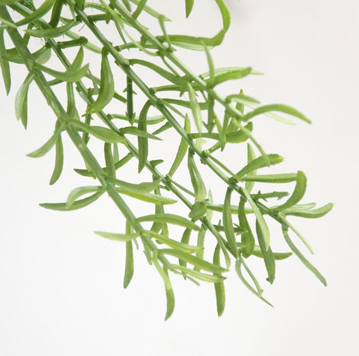 2 pcs Length 87cm/34.25" Artificial Simulation Pearl grass hanging basket flower vine plastic artificial plants Ivy Garland