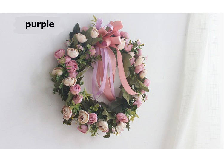 Rustic Flower Swag, Boho Wreath,Christmas Wreaths,Year Round Wreath,Front Door Swag/Wreath For Wedding Home Decoration