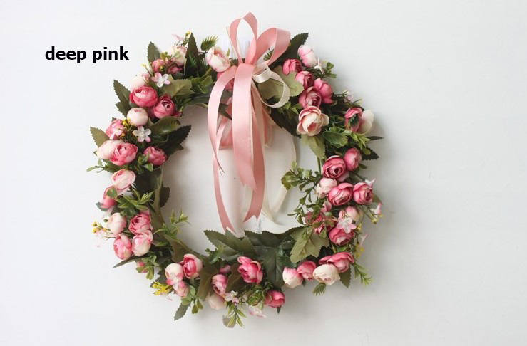 Rustic Flower Swag, Boho Wreath,Christmas Wreaths,Year Round Wreath,Front Door Swag/Wreath For Wedding Home Decoration
