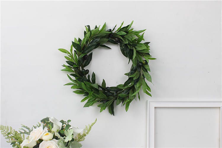 Christmas Wreaths,Year Round Wreath,Front Door Wreath,Peace Olive Wreath,Door Hangers,Holiday Wreaths