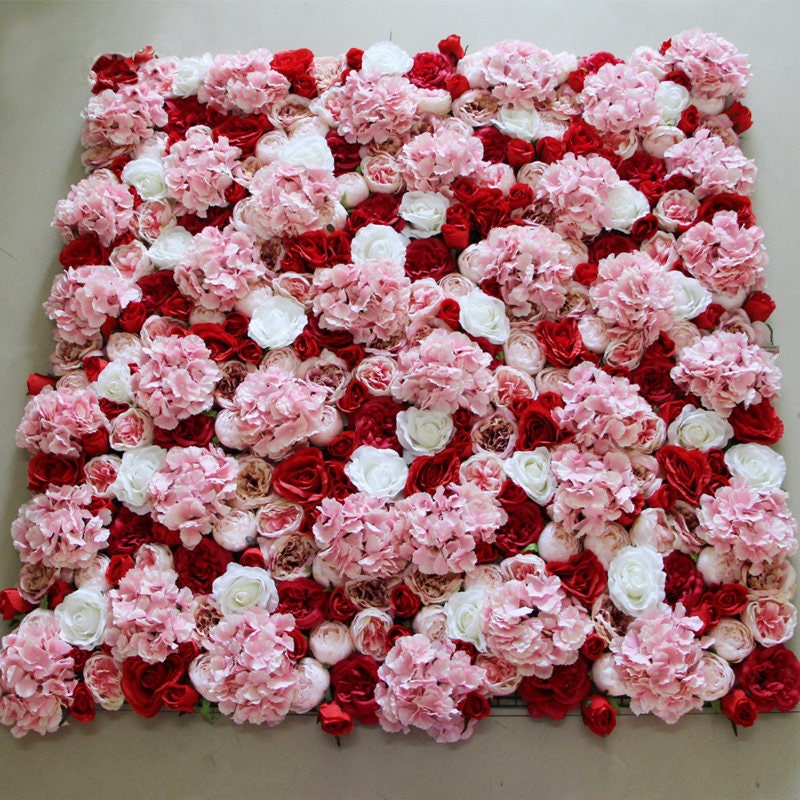 Artificial Flower Wall Simulation Floral Wedding Backdrop For Romantic Photography Bridal Shower Baby Shower Panels 40*60cm