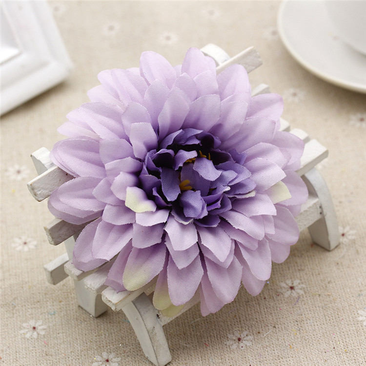50 Heads Artifical Simulation Silk Gerbera Daisy Flowers DIY Wedding Holiday Decoration Hat shoes accessories Diameter 10cm/3.94"