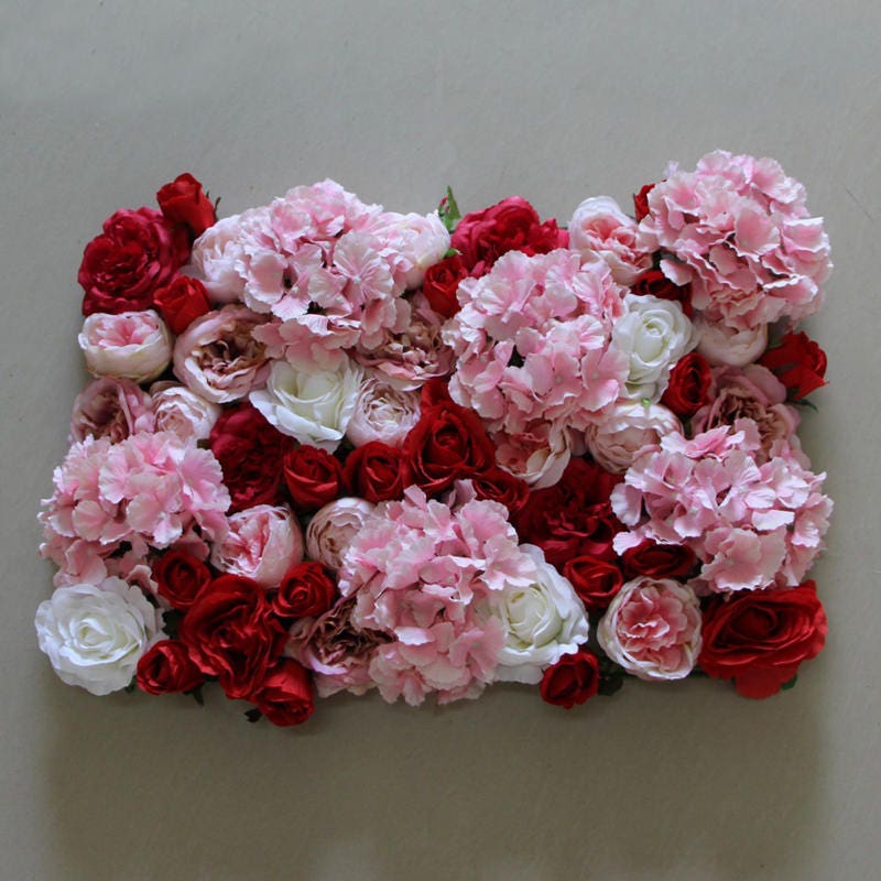 Artificial Flower Wall Simulation Floral Wedding Backdrop For Romantic Photography Bridal Shower Baby Shower Panels 40*60cm