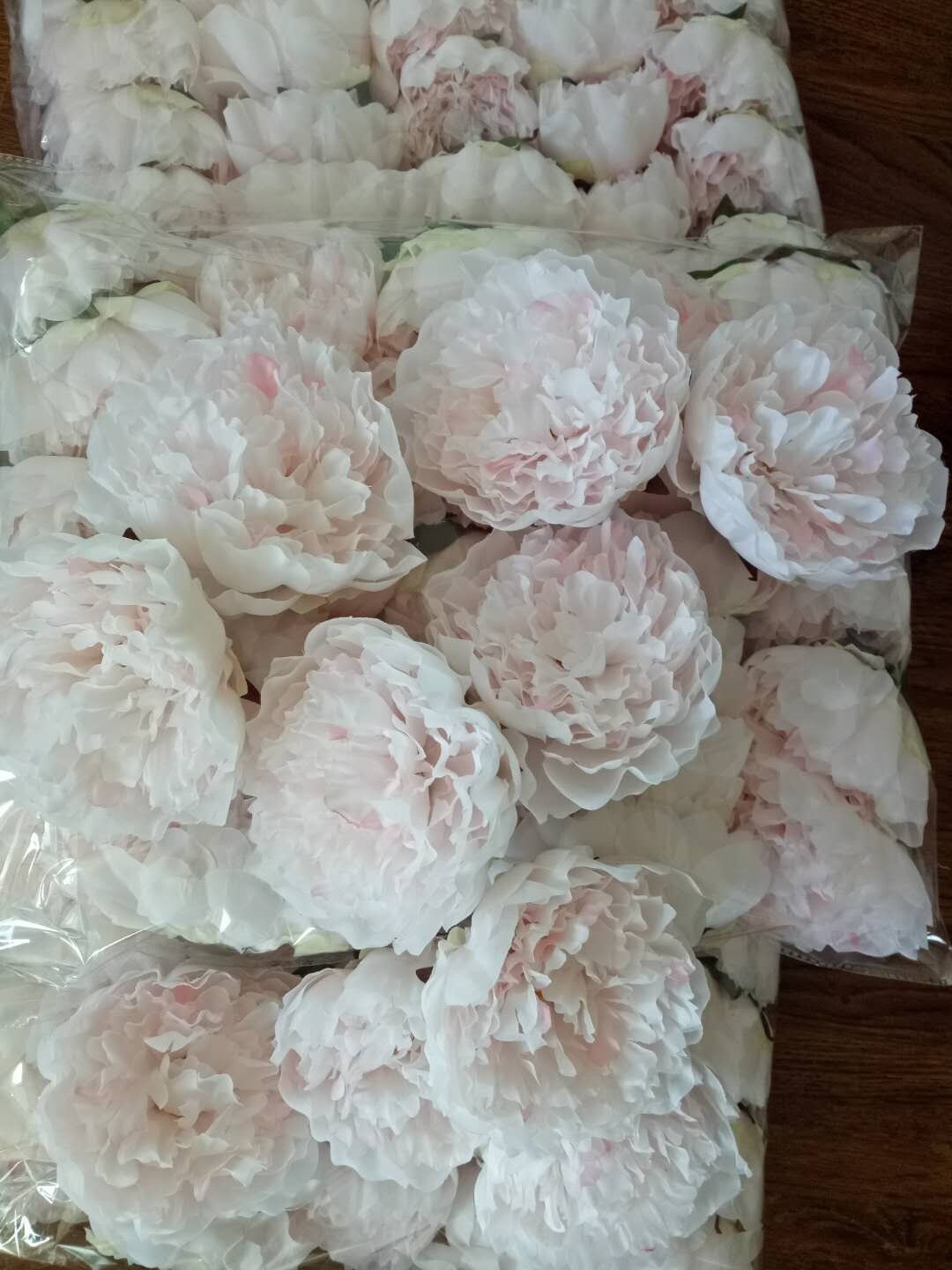 100 Heads Baby Pink Wedding Peony Flower Diam.10cm Artificial Simulation Silk Rose Wedding Party Decoration DIY Background