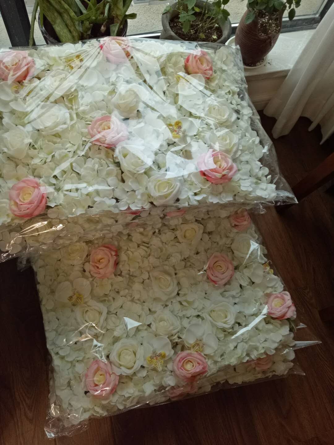 Artifical Flower Wall Simulation Floral Background For Romantic Photography Wedding Arrangement Special Event Panels 40*60cm