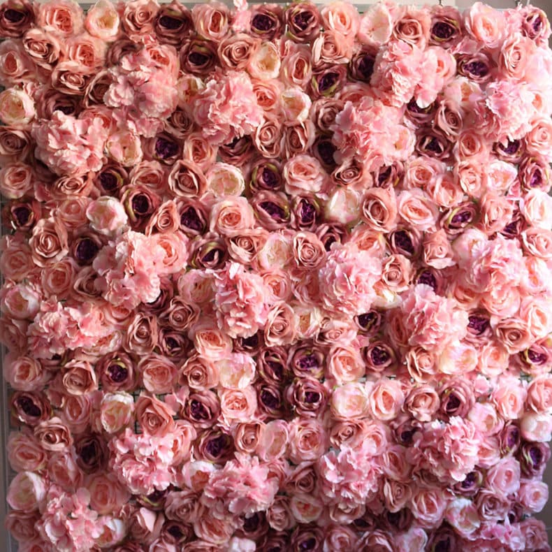 Artifical Flower Walls Simulation Floral Wedding Backdrops For Romantic Photography Bridal Shower Special Event Panels 40*60cm