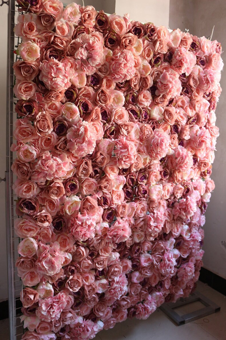 Artifical Flower Walls Simulation Floral Wedding Backdrops For Romantic Photography Bridal Shower Special Event Panels 40*60cm