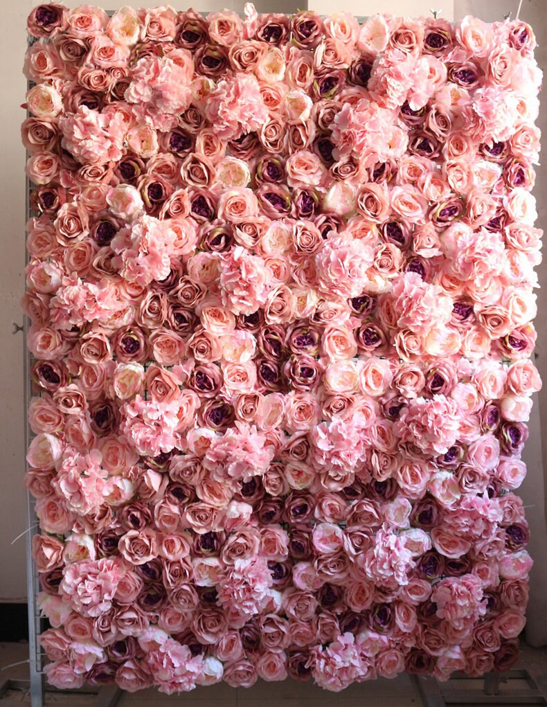 Artifical Flower Walls Simulation Floral Wedding Backdrops For Romantic Photography Bridal Shower Special Event Panels 40*60cm