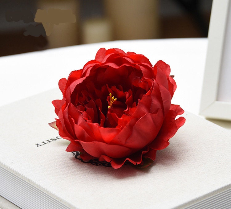 30 Köpfe Hochzeit Pfingstrose Durchmesser 12 cm/4,72 "Künstliche Simulation Seide Rose Pfingstrose Blume DIY Hochzeit Dekoration Blumen