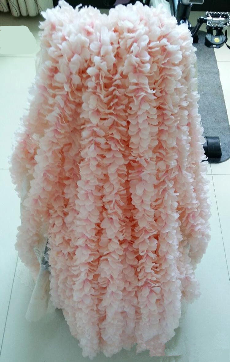 10 PCS Length 1m/39.37" Wisteria Garland Hanging Flowers For Outdoor Wedding Ceremony Decor Silk Wisteria Vine Wedding Arch Floral Decora