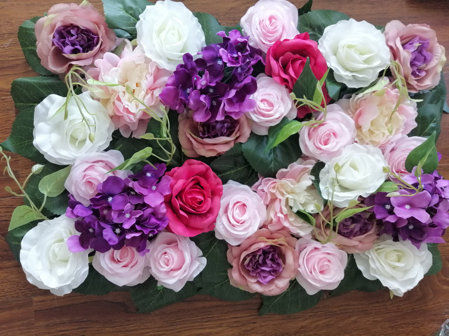 Wedding Flower Walls Artifical Simulation Flower Background For Romantic Photography Bridal Shower Special Event Arrangement Panels 40*60cm