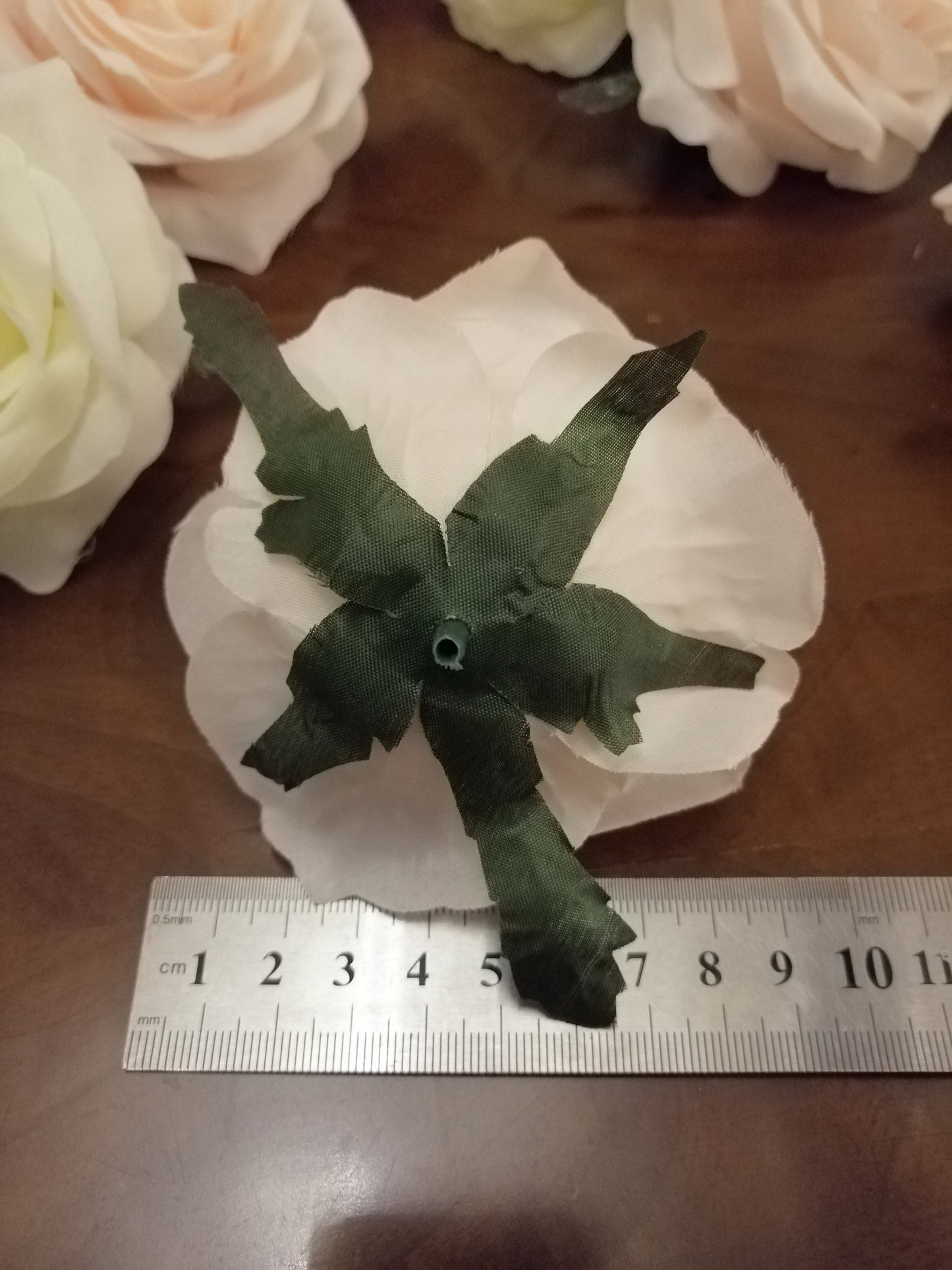 High Quality 30 Heads Wedding Flowers Diam.10cm Simulation Silk Rose Flower Head DIY Wedding Decoration Flowers