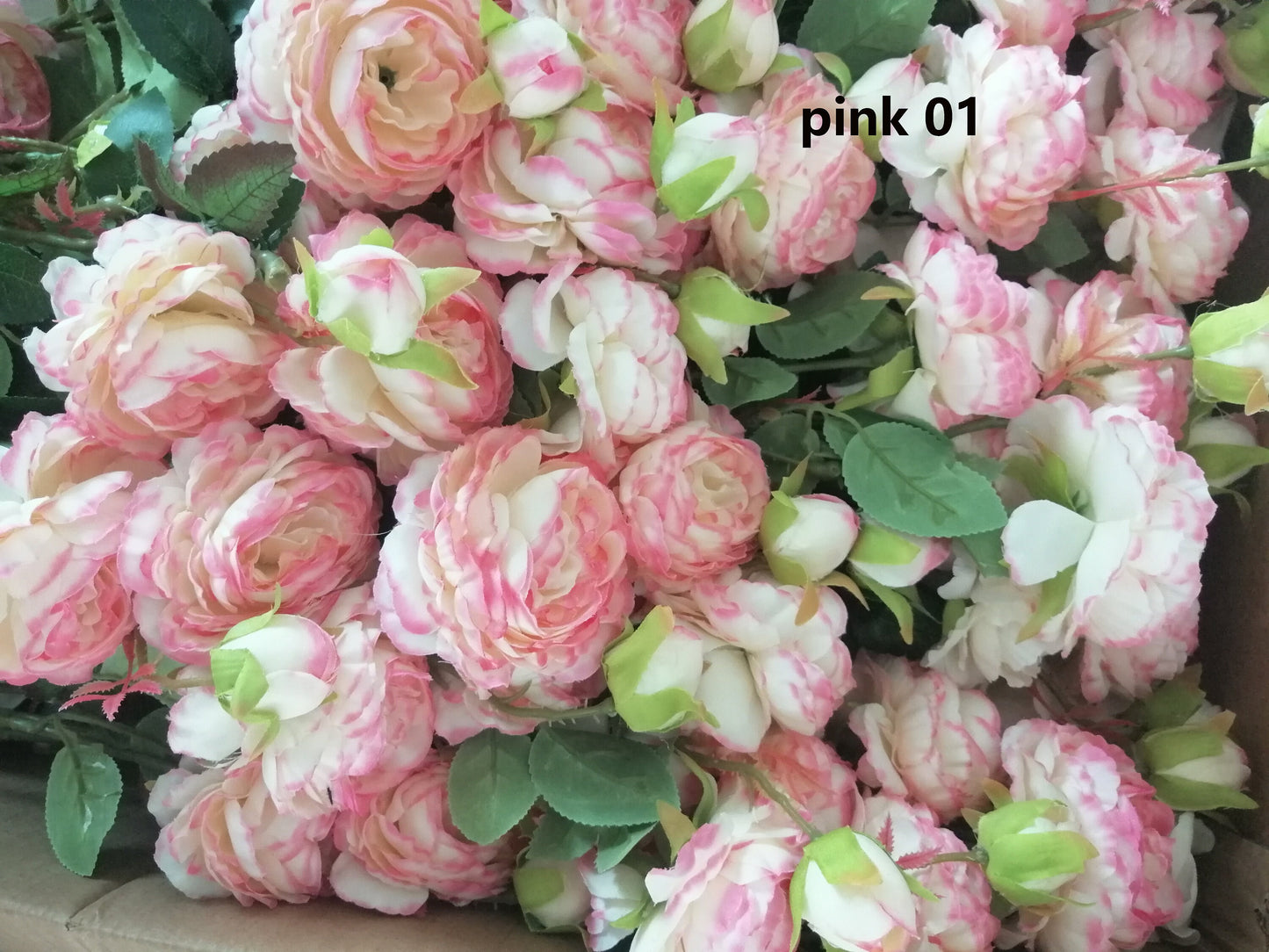 Blush Pink 10 Stems/Lenght 25.59" Wedding Peony Artificial Simulation Silk Rose Peony For Party Center Table Wedding Decoration