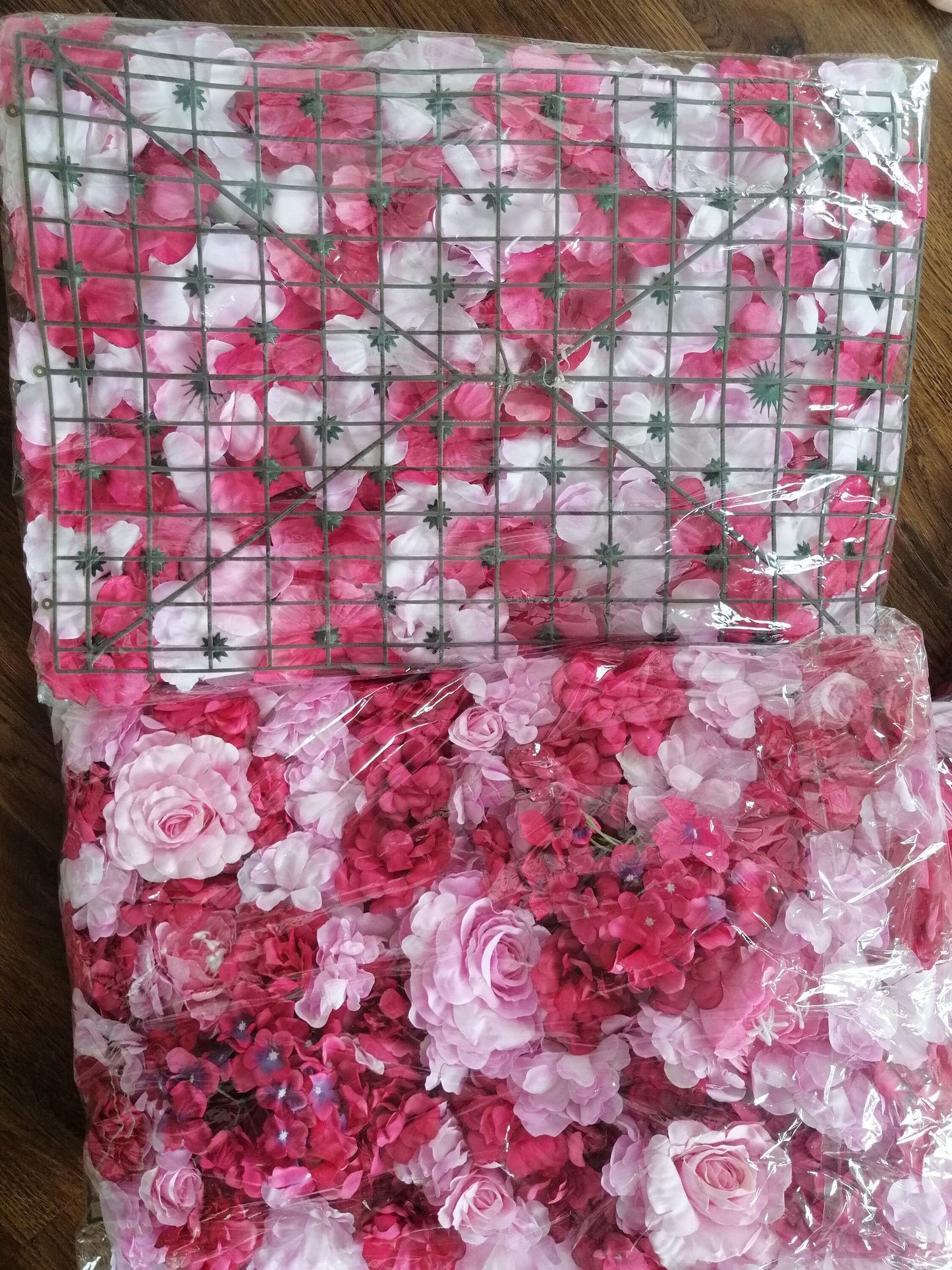 Wedding Flower Wall Backdrops For Romantic Photography Baby Shower Bridal Shower Special Event Decor Floral Panel 15.75X23.62inch
