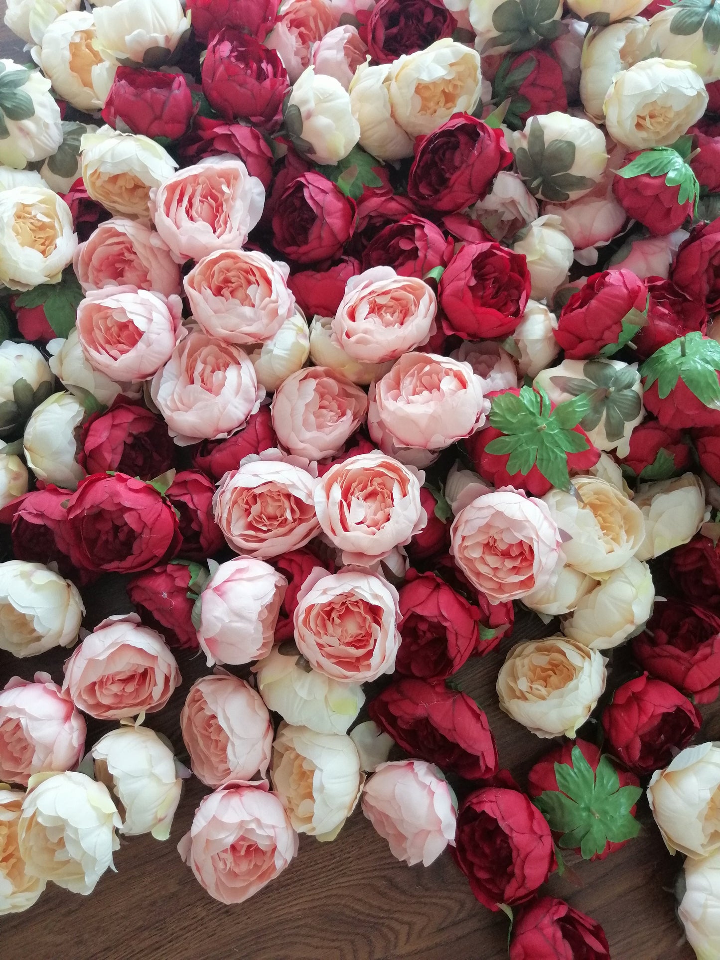 Wholesale Wedding Flowers 30Heads Diam.10cm Artificial Simulation Silk Camellia Bud DIY Wedding Brigal Shower Baby Shower Decoration Flower