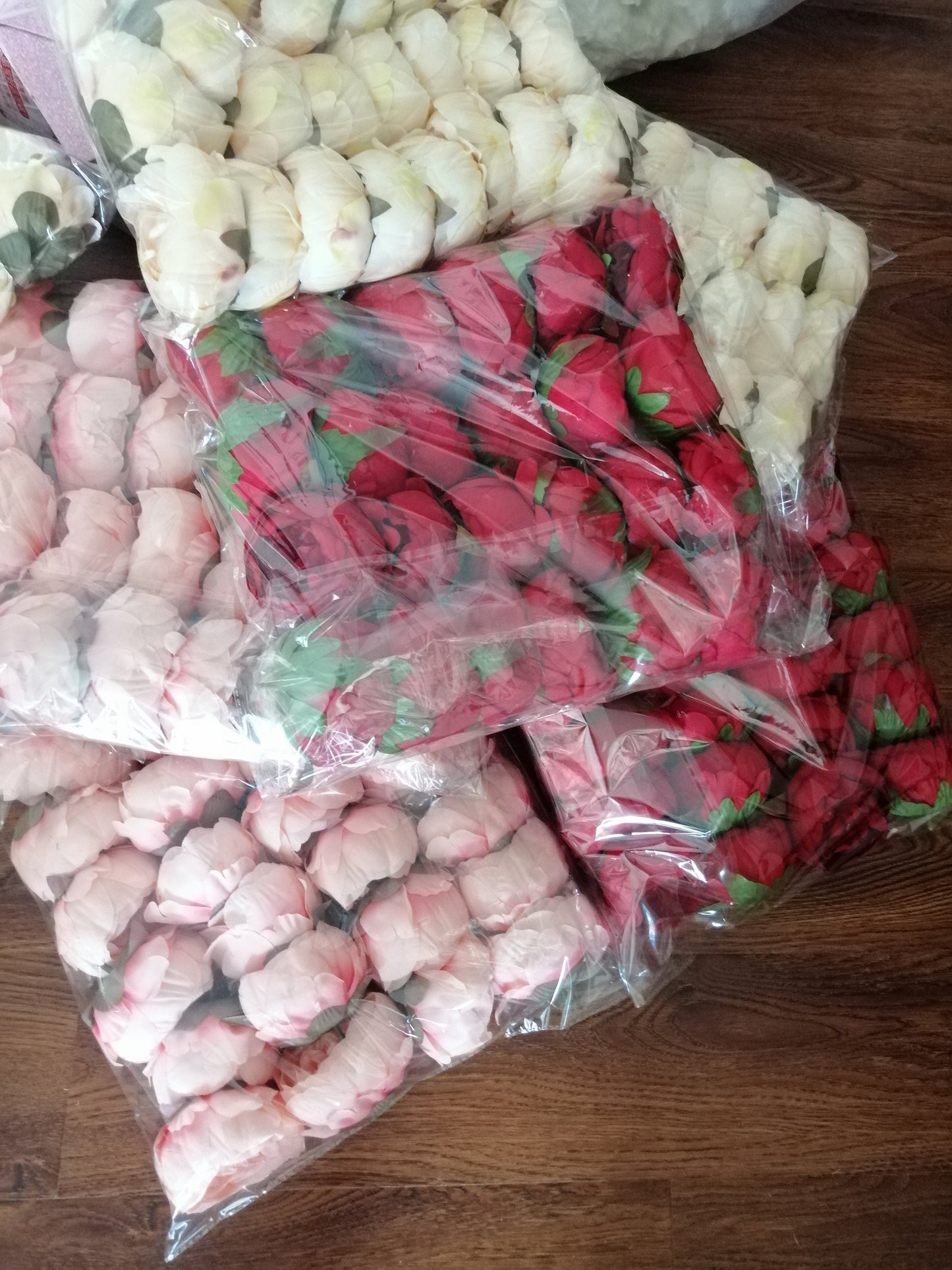 Wholesale Wedding Flowers 30Heads Diam.10cm Artificial Simulation Silk Camellia Bud DIY Wedding Brigal Shower Baby Shower Decoration Flower