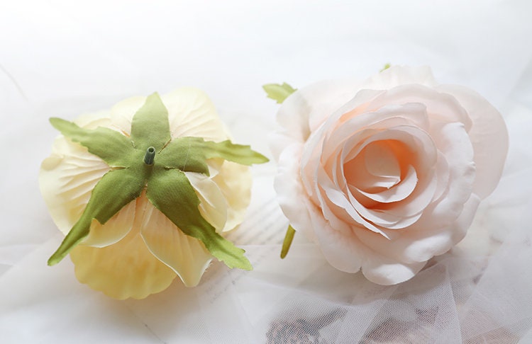 30Heads Wedding Flower Artificial Simulation Silk Rose Camellia Diam.9cm DIY Wedding Event Decoration Backgroudnd Floral