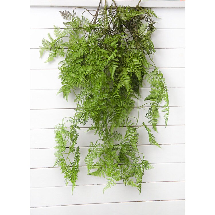 Hanging Plants Artificial Persian Fern Leaf Simulated Persian Leaf Rattan Vine Rattan for HomeWedding Decorations Backdrop Arrangement