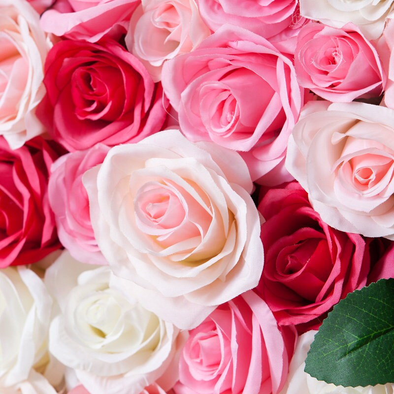 Artificial Flower Wall For Wedding Photography Backdrop Baby Shower Special Event Salon Arrangement Decor Floral Panels 15.75x23.62inches
