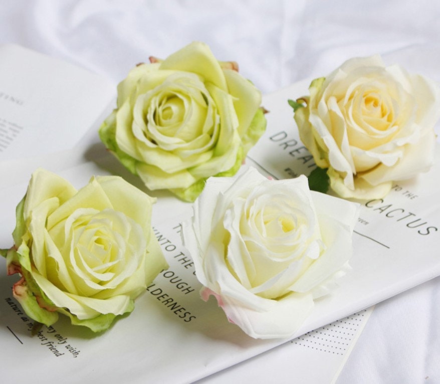 30 Heads Wedding Flower Artifical Simulation Floral Rose Camellia Diam.8cm For Wedding Arrangement Supplies Party Home DIY Decoration