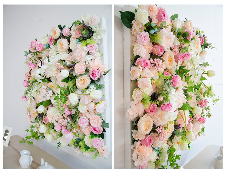 New Design 3D Floral Wall For Wedding Arrangement Special Event Photography Backdrop Fabric Rolling Up Curtain Fabric Cloth