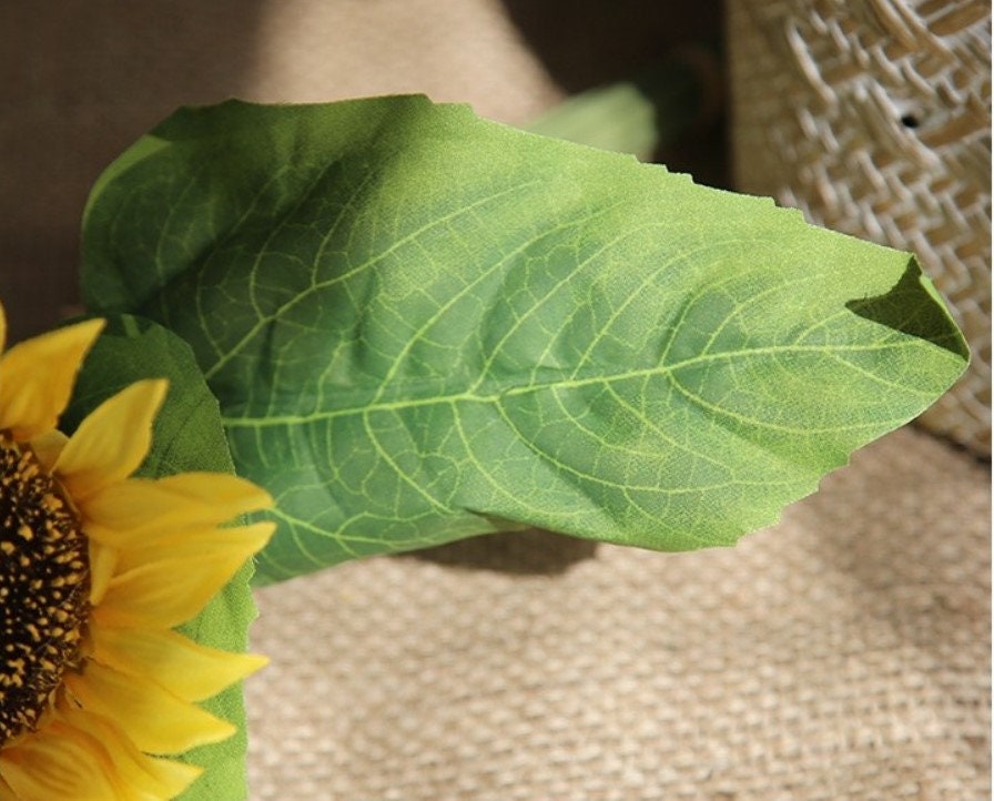 1 Bunch 7 Heads Sunflower Artificial Simulation Flower For Bridal Bouquet Wedding Table Centerpieces Home Window Decoration Flower