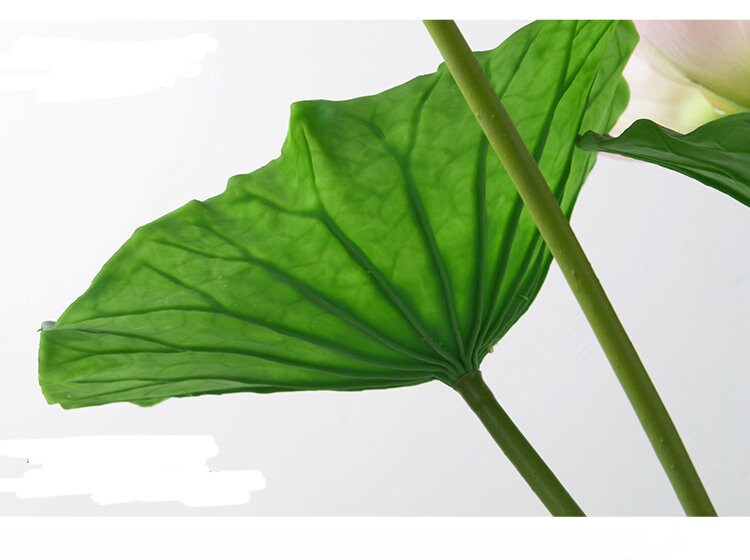 Artificial Simulation Lotus Leaf PU Leaf Water Lily Leaf True Touch Feel Hand Leaf Fish Tank Pond Decoration Floating Pool Plants