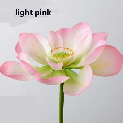 Artificial Simulation Lotus PU Real Touch Feel Hand Water Lily Fish Tank Pond Garden Decoration Floral PVC Lotus Bud Seedpod