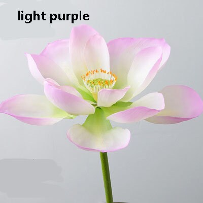 Artificial Simulation Lotus PU Real Touch Feel Hand Water Lily Fish Tank Pond Garden Decoration Floral Seedpod
