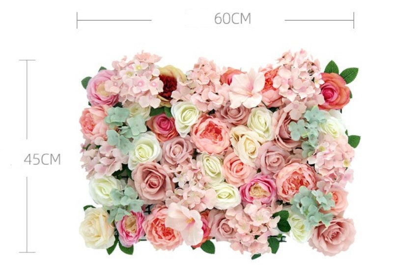 Flower Wall For Wedding Photography Backdrop Artificial Simulation Flower Wall for Special Event Salor Party Decor Floral Panels