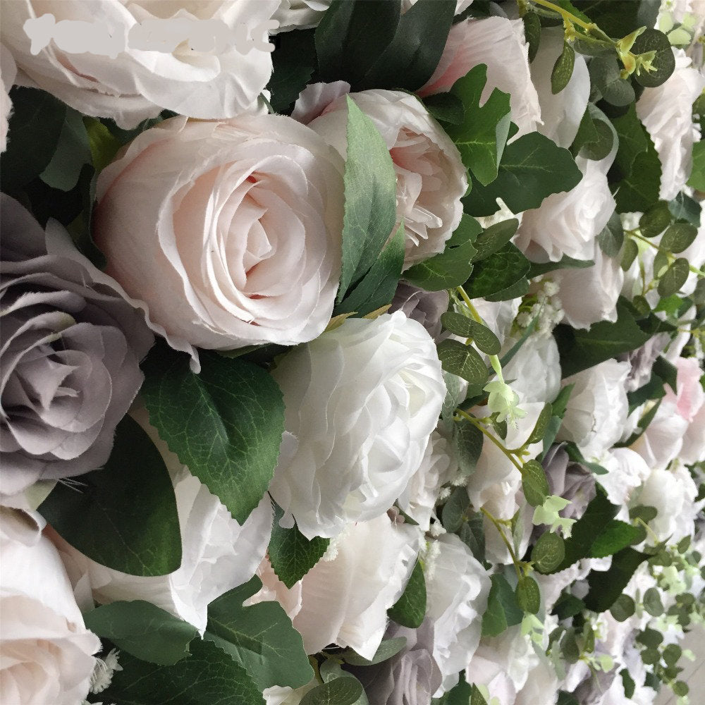 3D Floral Wall For Wedding Arrangement Fake Flower Wall For Bridal Shower Special Event Salon Party Backdrop Decor Flower Panels 40x60cm