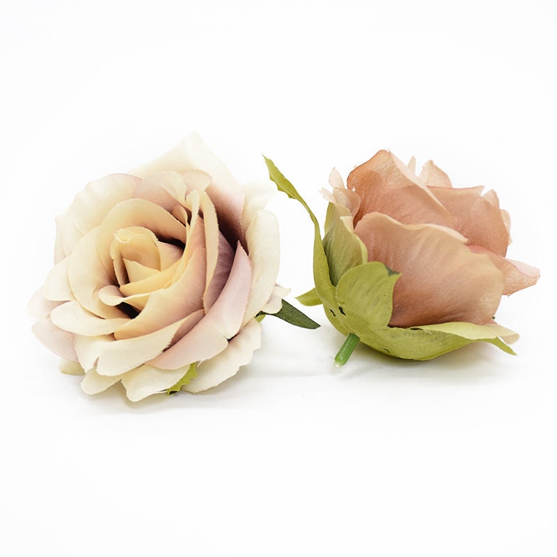 Wholesale Wedding Flowers 50 Heads Artifical Simulation Silk Rose DIY Wedding Centerpieces Backdrops Decoration Supplies Floral Head