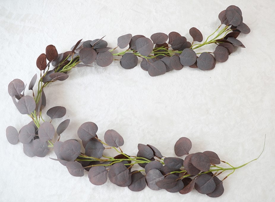 Hanging Plants Artificial Simulation Eucalyptus Leaves Rattan Garland Vine Rattan Home Wedding Decorations Arrangement Fake Green Plants