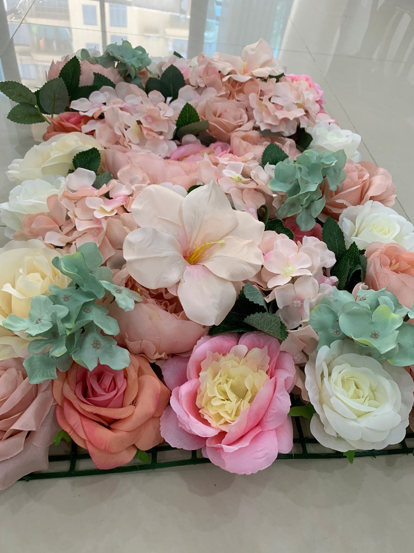Flower Wall For Wedding Photography Backdrop Artificial Simulation Flower Wall for Special Event Salor Party Decor Floral Panels