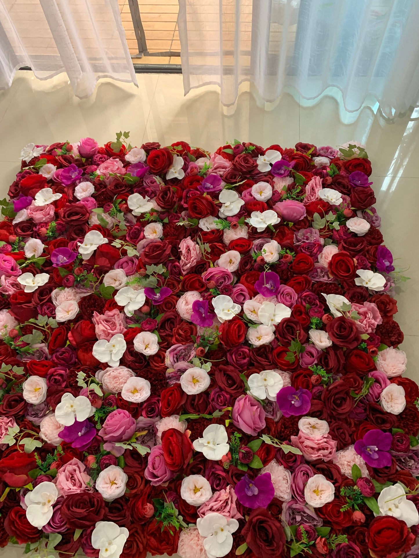 Butterfly Flower Wall For Wedding Romantic Photography Background Bridal Shower Special Event Salon Decor Floral Panels 40x60cm