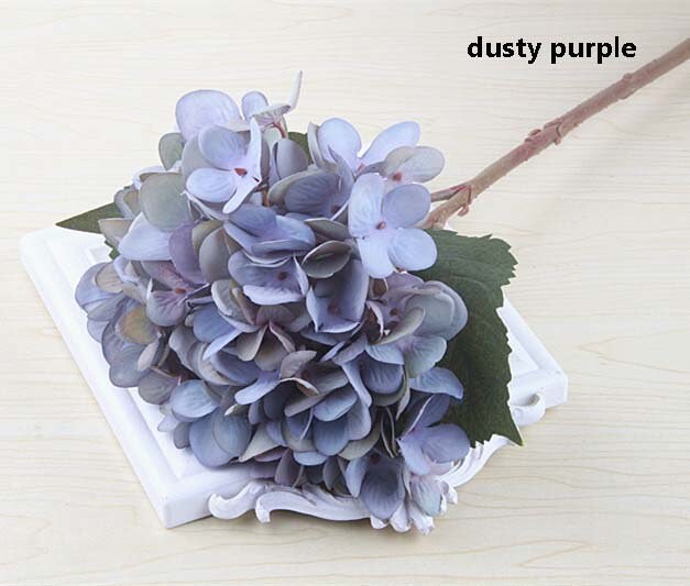 Artificial Simulation Silk Hydrangea Flowers Hydrangea Real Like For Bridal Bouquet Wedding Centerpieces Flower Wall Wreath 10 Stems