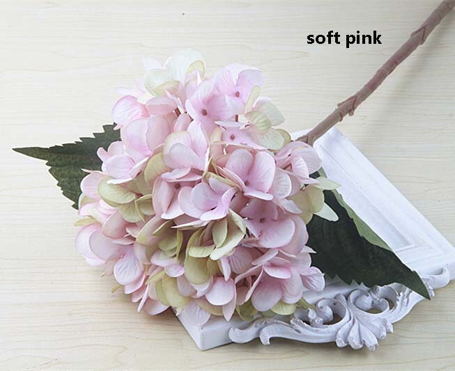 Artificial Simulation Silk Hydrangea Flowers Hydrangea Real Like For Bridal Bouquet Wedding Centerpieces Flower Wall Wreath 10 Stems