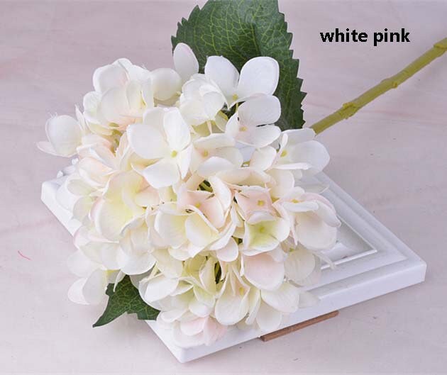 Artificial Simulation Silk Hydrangea Flowers Hydrangea Real Like For Bridal Bouquet Wedding Centerpieces Flower Wall Wreath 10 Stems