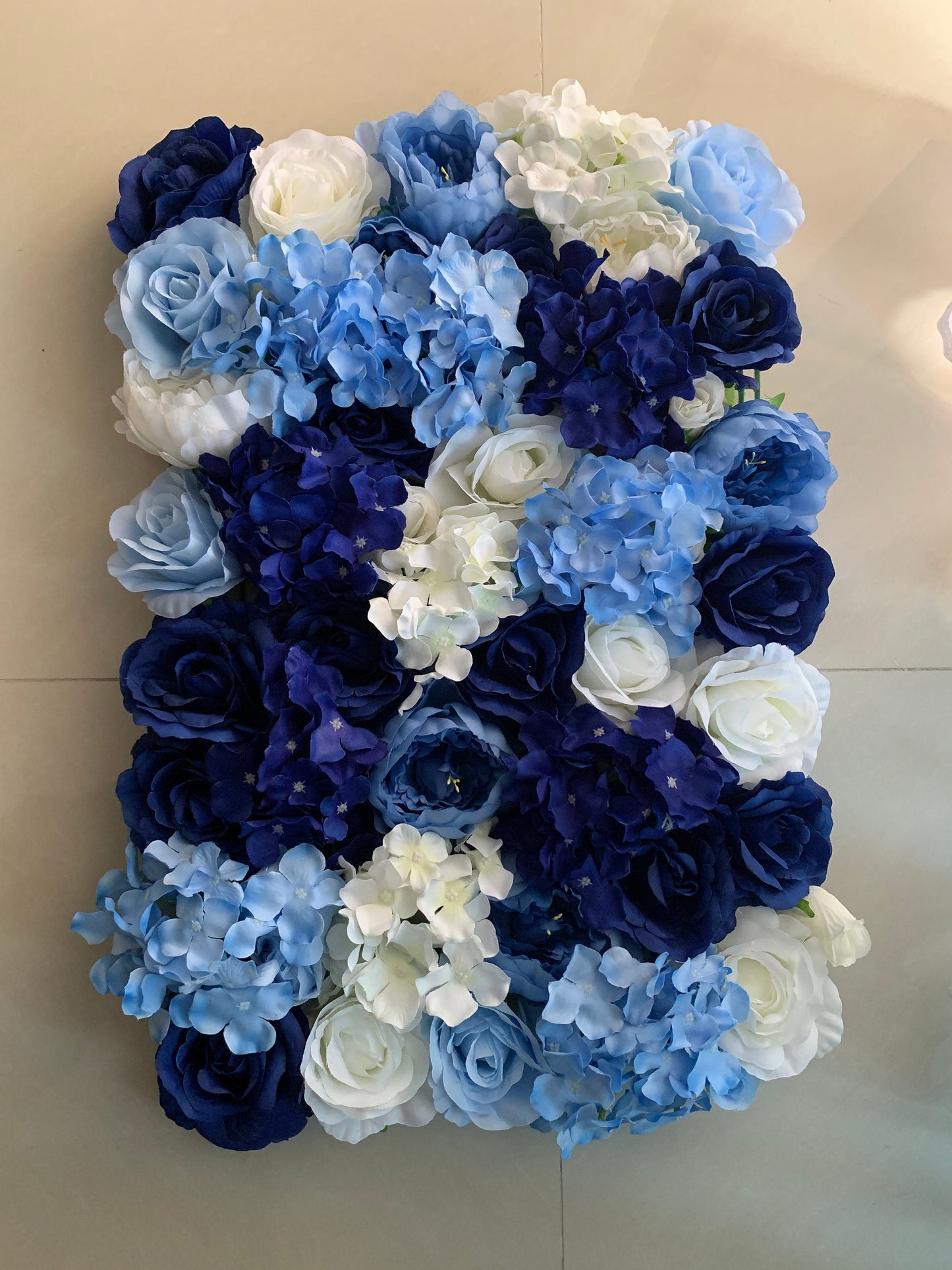 Royal Blue Flower Wall Floral Wall for Wedding Photography Backdrop Special Event Party Decor Panels