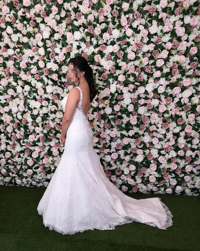 Flower Wall Green Plant For Romantic Photography Backdrop Bridal Shower Special Event Salon Arrangement Decor Floral Panels 40*60cm