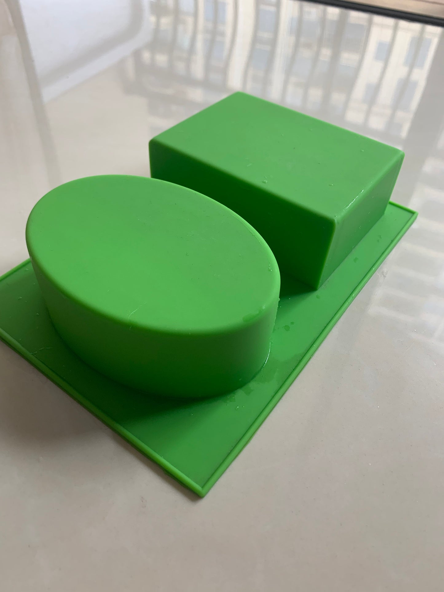Square Cube And Ellipse Silicone Soap Molds Plaster Mold Ice Silicone Mold Chocolate Mold Cuboid Bar Cake Mold