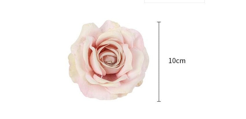 Artifical Simulation Camellia Rose Wedding Floral Diam.10cm/3.9" DIY Special Event DIY Accessory Flower heads 30pcs