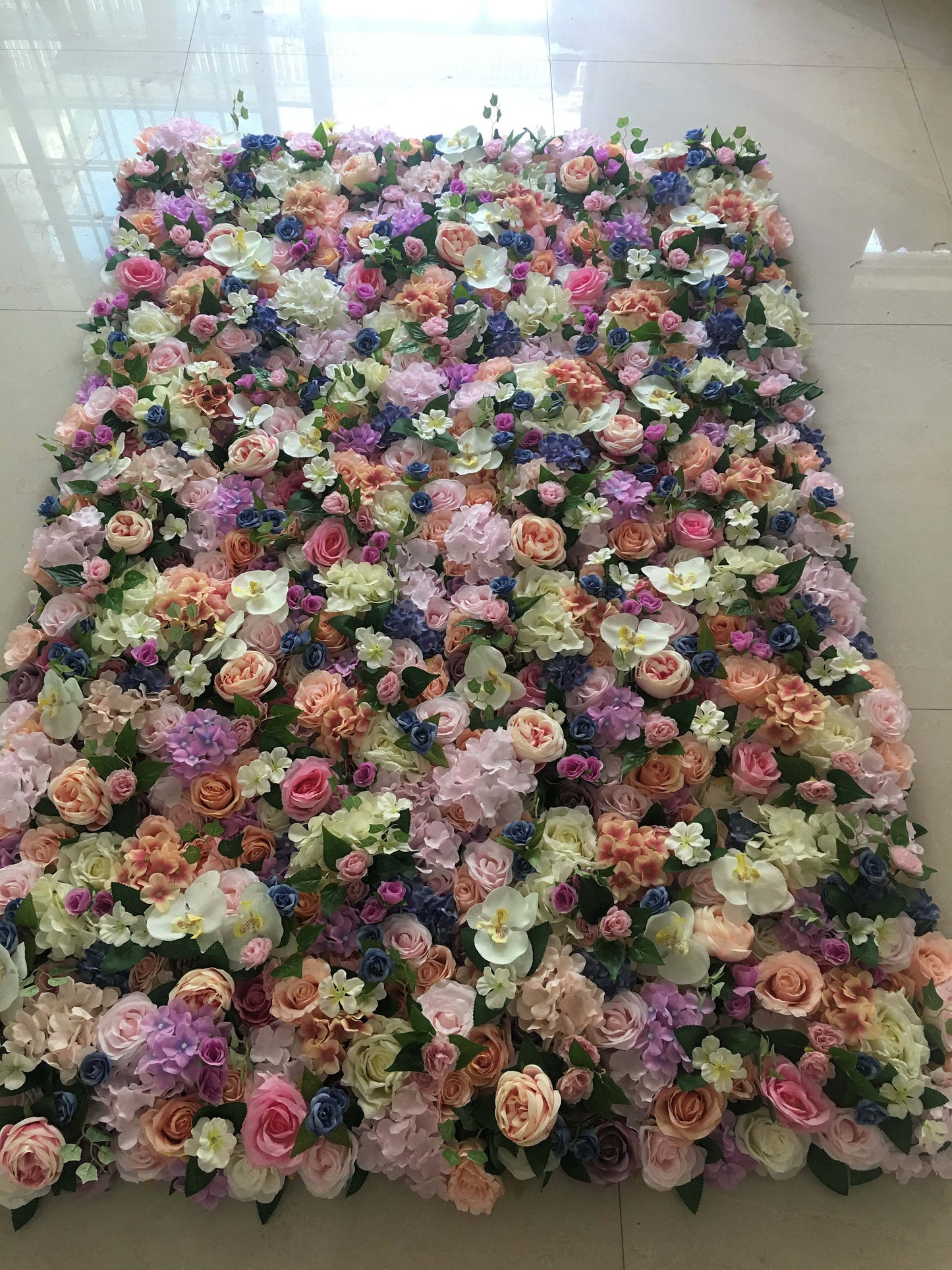 Artificial Flower Wall for Wedding Photography Background Special Event Bridal Shower Arrangement Floral panels 40x60cm