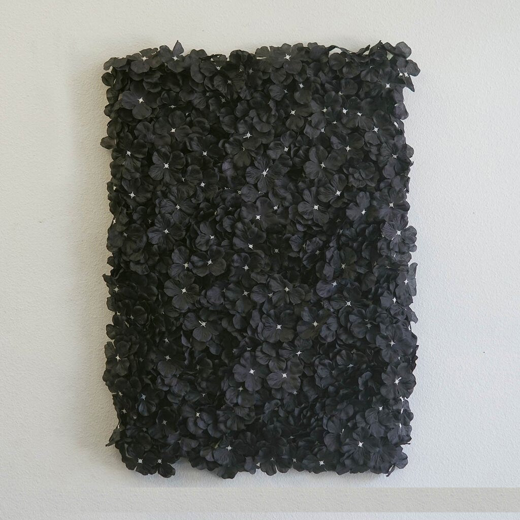 Wholesale Black Hydrangea Flower Wall for Wedding Photography Backdrop Special Event Salon Arrangement Decor Floral Panels 40x60cm
