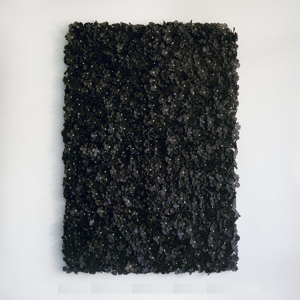 Wholesale Black Hydrangea Flower Wall for Wedding Photography Backdrop Special Event Salon Arrangement Decor Floral Panels 40x60cm
