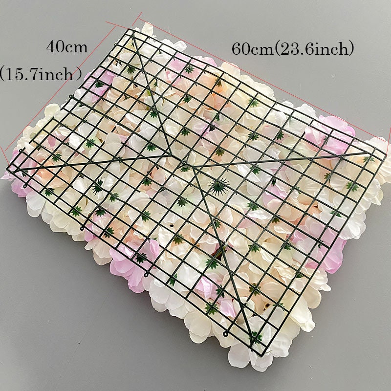 Bean Paste Flower Wall For Wedding Romantic Photography Backdrop Baby Shower Special Event Arrangement Decor Fake Floral Panels 40x60cm