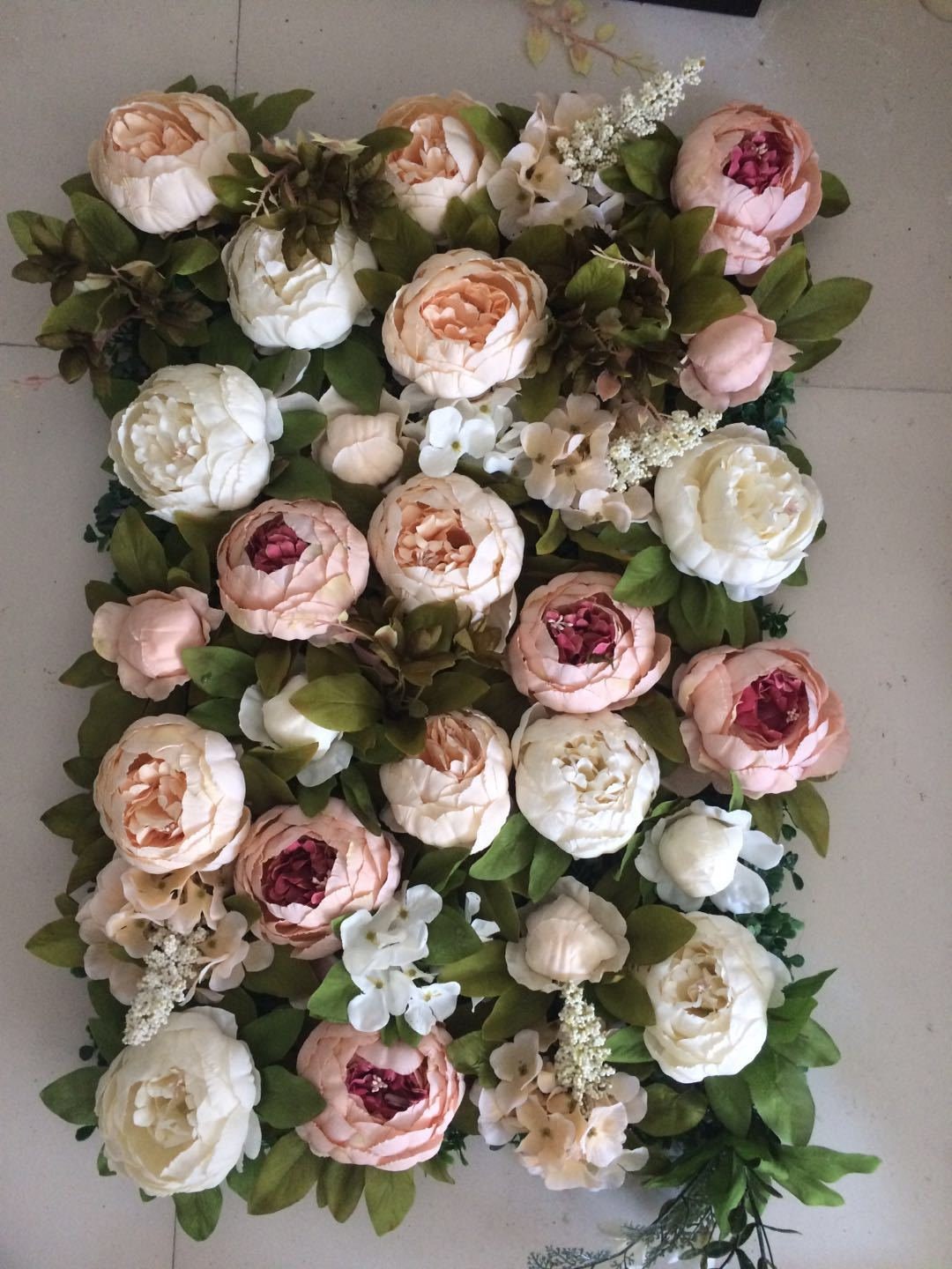 Peony Flower Wall for Wedding Photography Backdrop Arrangement Baby Shower Special Event Peony Floral Panels 40*60CM