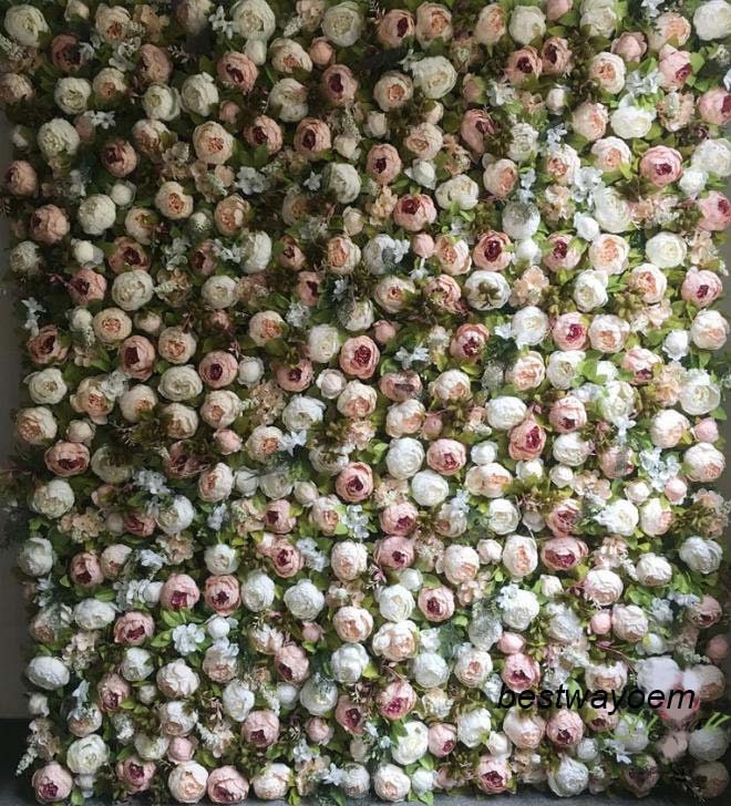 Peony Flower Wall for Wedding Photography Backdrop Arrangement Baby Shower Special Event Peony Floral Panels 40*60CM