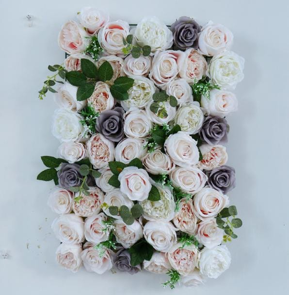 3D Floral Wall For Wedding Arrangement Fake Flower Wall For Bridal Shower Special Event Salon Party Backdrop Decor Flower Panels 40x60cm